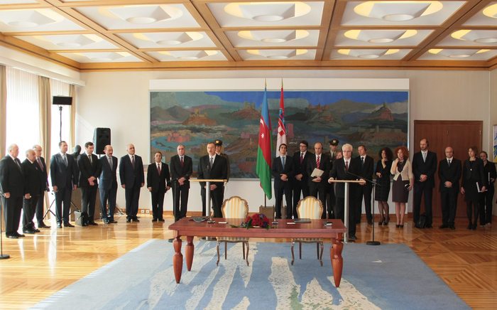 Президент Ильхам Алиев: Хорватия станет близким партнером Азербайджана в вопросе будущих поставок газа в Европу (ФОТО)